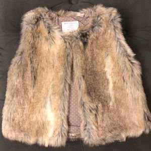 Zara BabyGirl fur vest